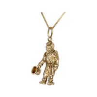 Pendant Soprana Gioielleria in Gold UOMO CON TUBA - UOMO CON TUBA